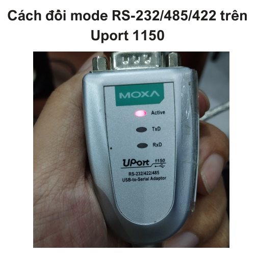 Cách đổi mode RS-232/485/422 trên Uport 1150