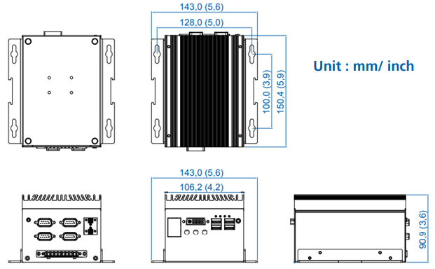 SPC-2900-W4-DCA Vecow Máy tính nhúng