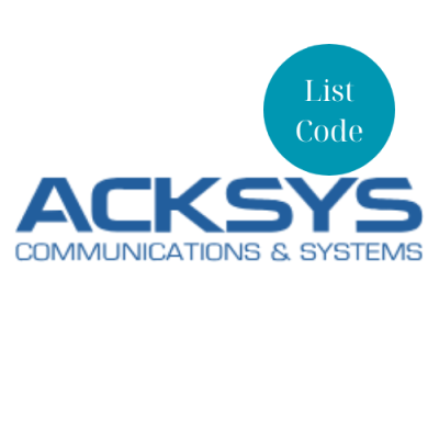 List code ACKSYS