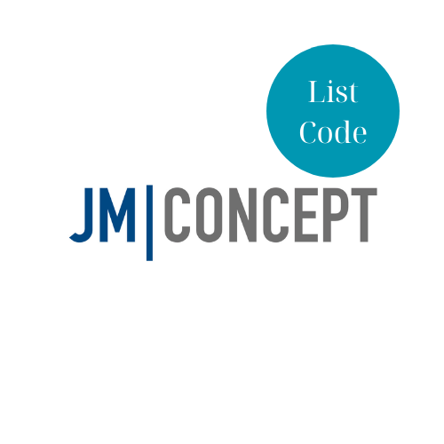 List code JM CONCEPT