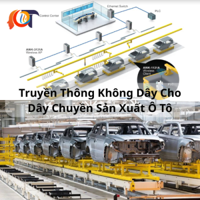 Truyền Thông Không Dây Cho Dây Chuyền Sản Xuất Ô Tô
